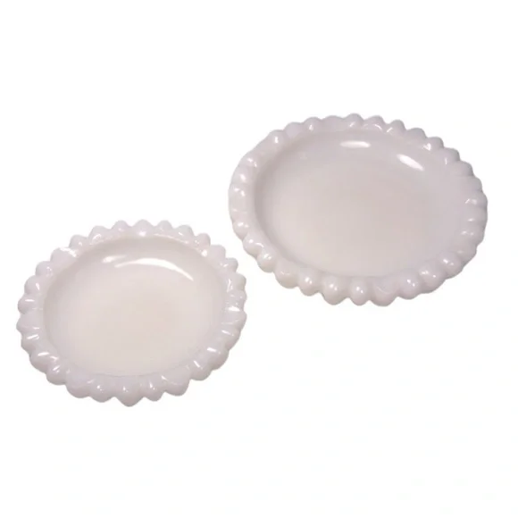 Hazel Atlas Vintage Nesting Daisy Ashtray Opaque White Milk Glass Flower… - Picture 4 of 10